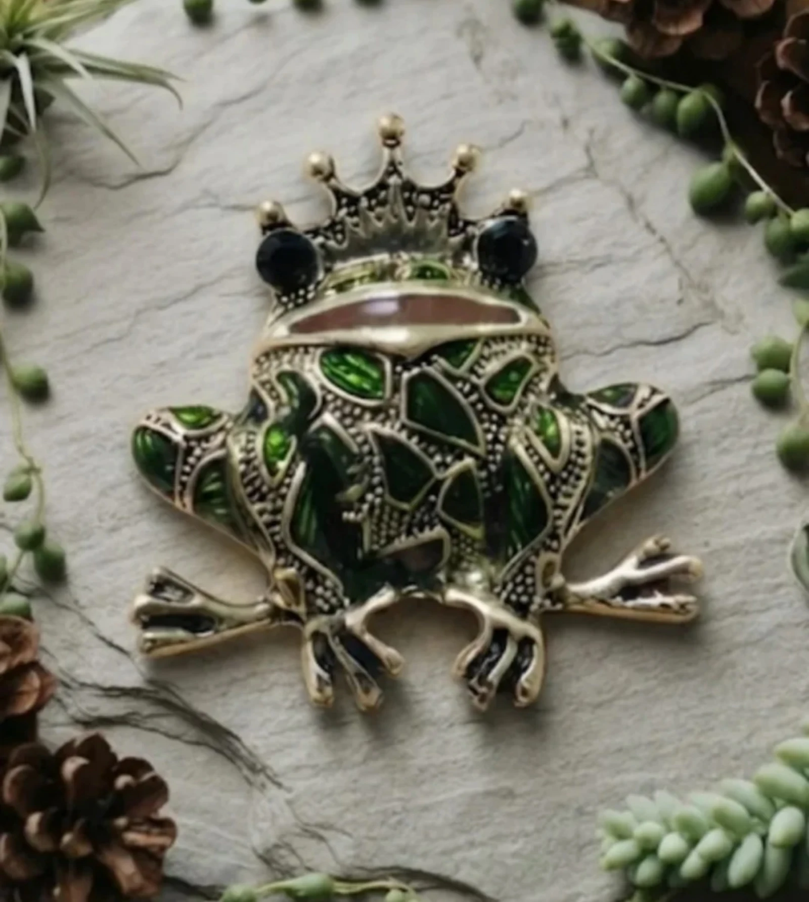 Broche de rana